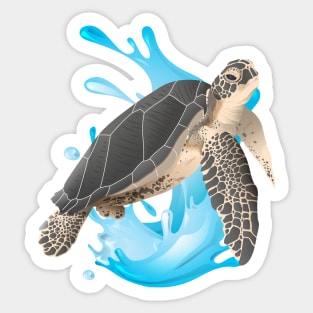 Marine Turtle Sticker